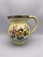 Mid-Century Arthur Wood Royal Bradwell Mint Green Lustre Jug Vintage Water Milk