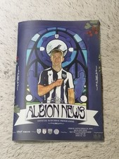 WBA. WEST BROM. WEST BROMWICH ALBION. V LEICESTER CITY . MINT. 26/9/25.