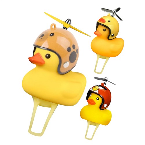 Rubber duck bicycle - bell, led
