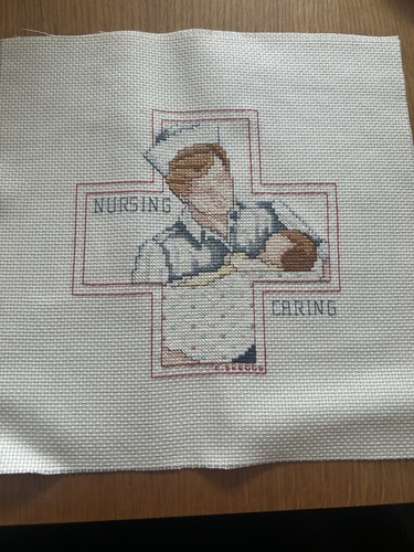 Nursing caring cross stitch - nursing,