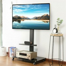 Mobile TV Stand Cart On Wheels
