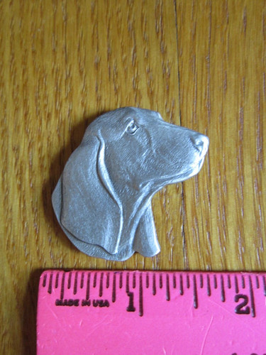 Basset hound pewter - hound, magnet