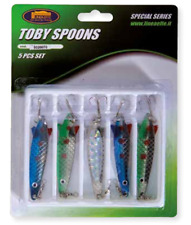 5pc Toby Spoons Fishing Lures