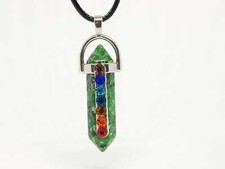 Crystal necklace chakra - crystal,