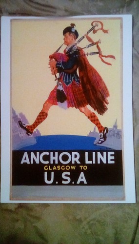 Anchor line 1930s travel add