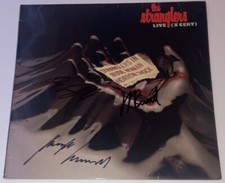 SIGNED THE STRANGLERS LIVE (X CERT) ALBUM VINYL CORNWELL BURNEL GREENFIELD RARE