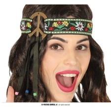 Multicoloured Flowers Headband