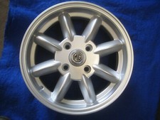 MGB ALLOY WHEELS 5.5 x 14 SET OF FOUR SILVER