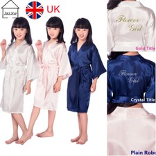 UK Silk Satin Flower Girls