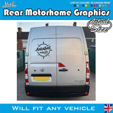 Renault Master LWB L3 4 Rear Motorhome Camper Van Graphics Decal Campervan  041