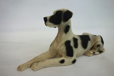 Castagna Italy Resin Great Dane Dog Figure – 18cm Long - Good Cond