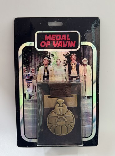 Star wars medal yavin metal - star,