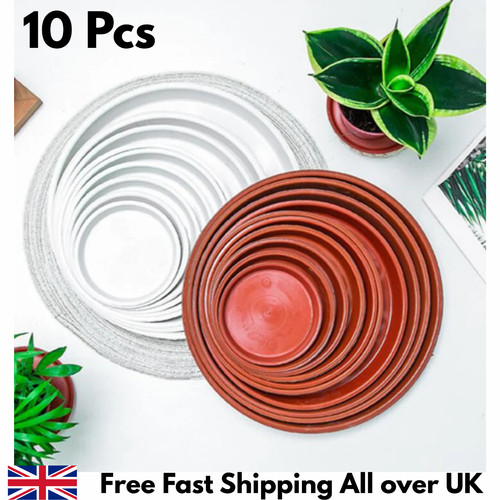 10x plant pot saucer drip - plant,