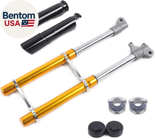 Gold front fork - fork, small