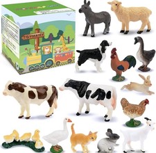 Farm Animals 14 x Figures Set