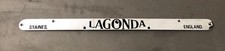 Lagonda Staines England Automobile Motor Car Suppliers Door Badge Emblem