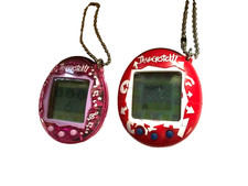 Rare  2 Tamagotchi Bandai Wiz 2004 Music Star  &  Red With White Arrows