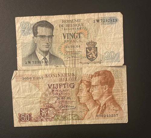Set banknotes belgium - set,