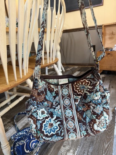 Vera bradley brown blue floral - bradley,