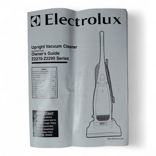 User manual for electrolux - user,