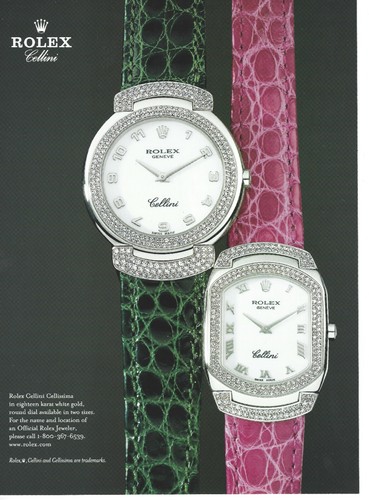 Rolex cellini magazine - ad,