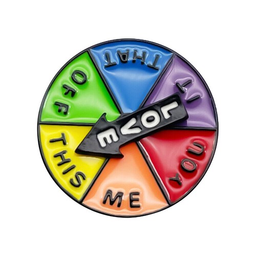 Pin badge love - rotating, enamel