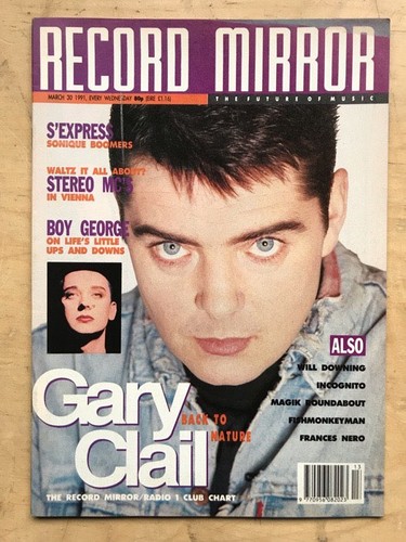 Gary clail record mirror - clail,