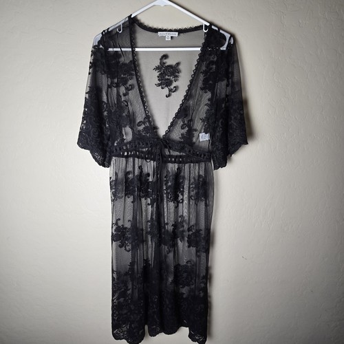 Kimono lace duster women s - lace,