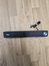 Trust Arys soundbar speaker 2.0 sound bar 12W 3.5mm for PC computer laptop black