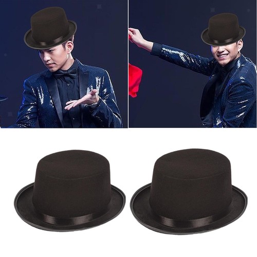 Black felt top hat - top, kids