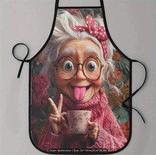 Novelty Old Lady with Coffee