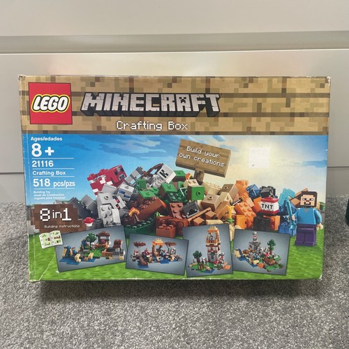 Lego minecraft crafting box - lego,