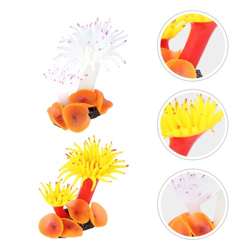 Resin coral anemone aquarium - anemone,