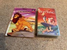 Disney The Lion King Vhs and Book 1994 First American Edition.