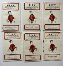 Bundle Of 6 Bradford City Home Football Programmes 1960s