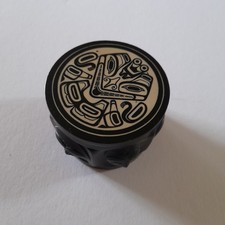 Boma Decorative Box Made In Vancouver Canada. Measures 5.5cm  High x 8cm Dia.