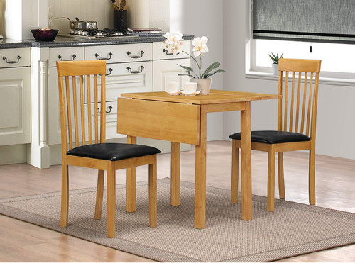 Oak dining set - dining, dropleaf