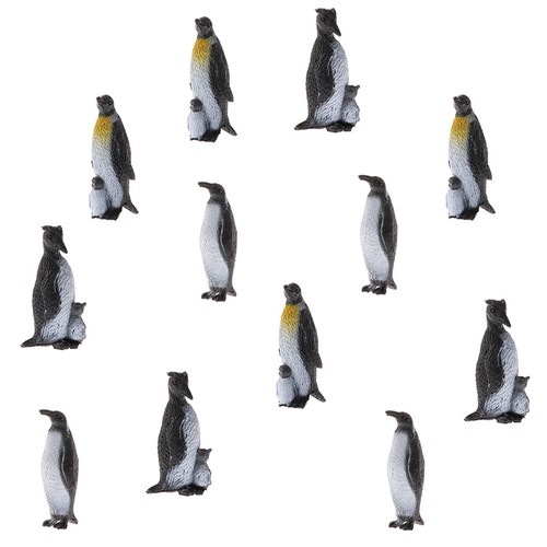 Realistic plastic penguin toys - penguin,