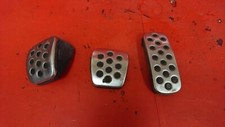 VAUXHALL INSIGNIA A MK1 SRI VXR GENUINE ALLOY PEDAL COVERS ALUMINUM SET 2009-15