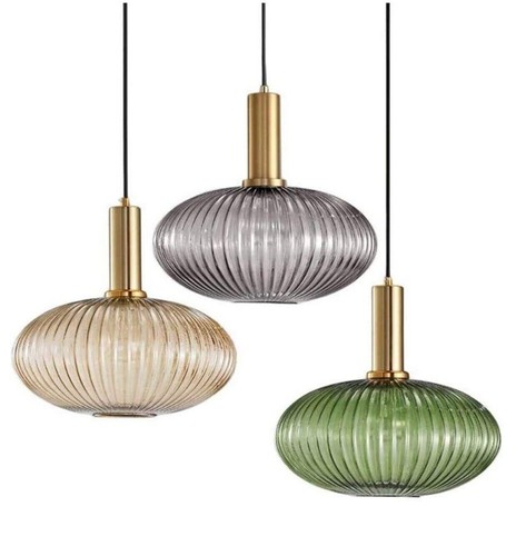 Modern glass pendant light - modern,
