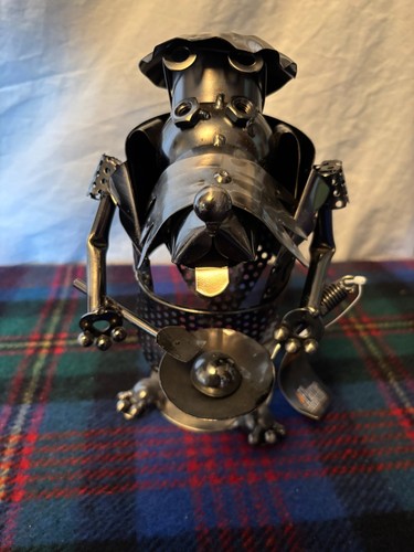 Flame homeware metal dog chef - metal,