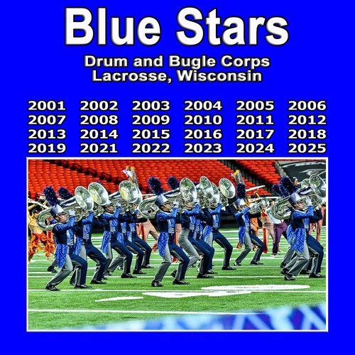 Blue stars 2001 2025 quad - 2001-2025,