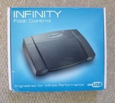 Infinity In-USB-2 Dictaphone Transcription Foot Control Pedal, VGC little used