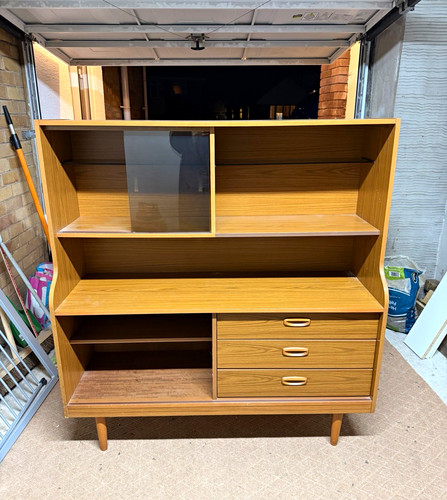 Vintage mid century wall unit - mid-century,