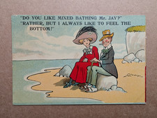 OLD POSTCARD ARTIST SEASIDE