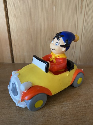 Noddy car rubber squeaky toy - noddy,