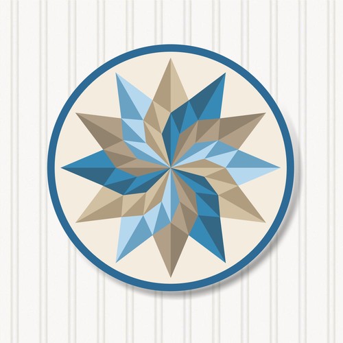 Round barn quilt sizes - barn, 6