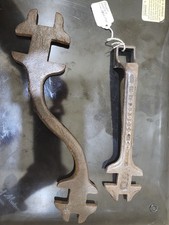 Lot of 2 Antique Railroad Track Wrenches – Babcock Switchman Tool & GP Co. Track