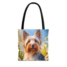 Silky Terrier Polyester Tote
