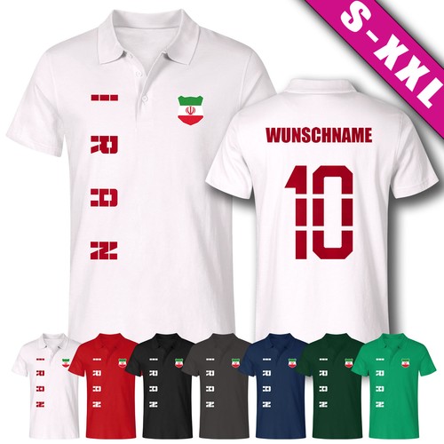 Iran polo shirt jersey fan